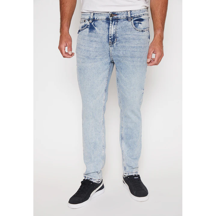 Jeans Cropped Hombre Azul Familyshop 1