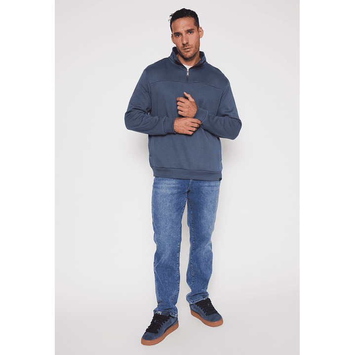 Polerón Basic Hombre Celeste Familyshop 4