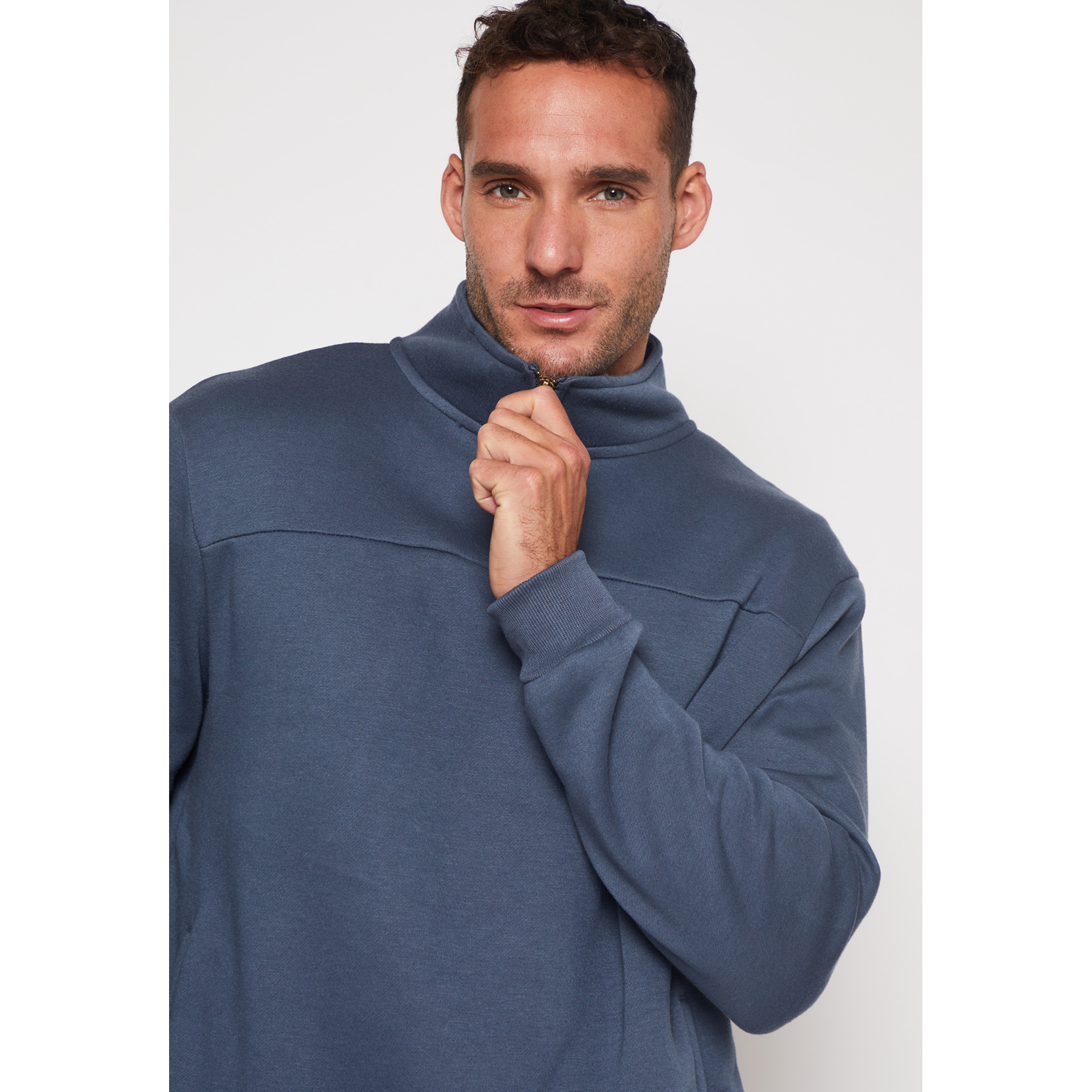 Polerón Basic Hombre Celeste Familyshop 3