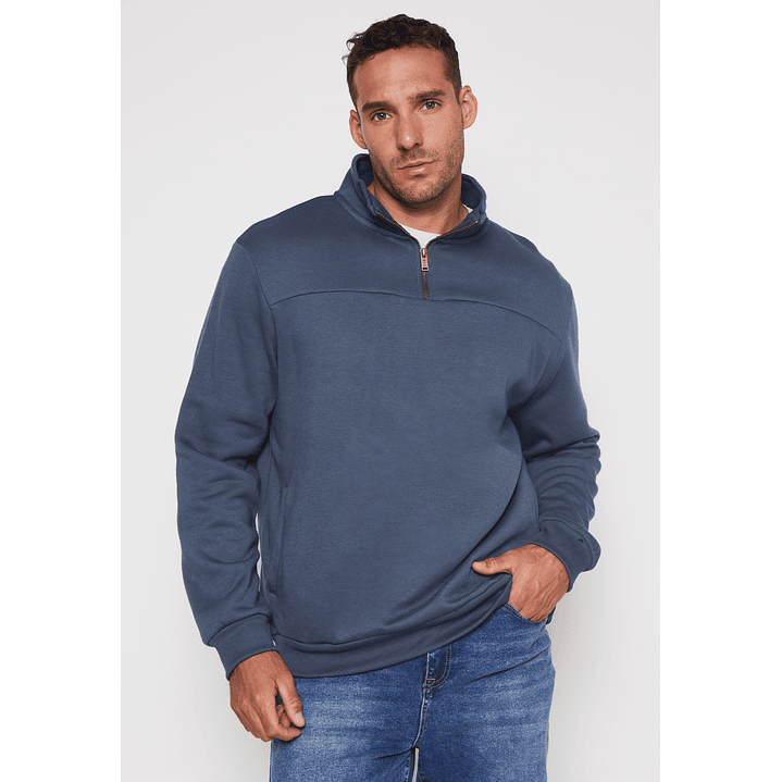 Polerón Basic Hombre Celeste Familyshop 1