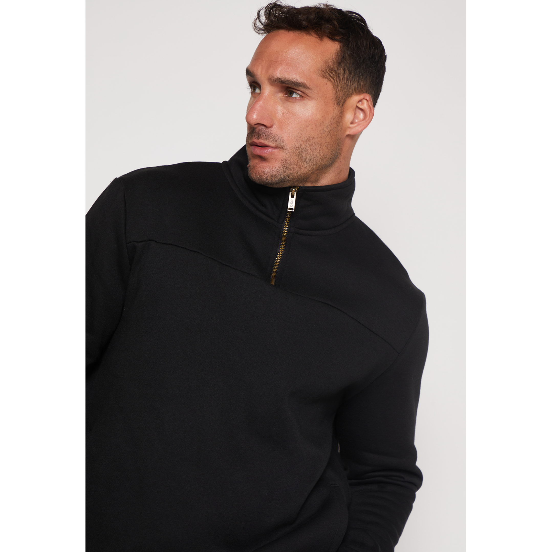 Polerón Basic Sald Hombre Negro Familyshop 3
