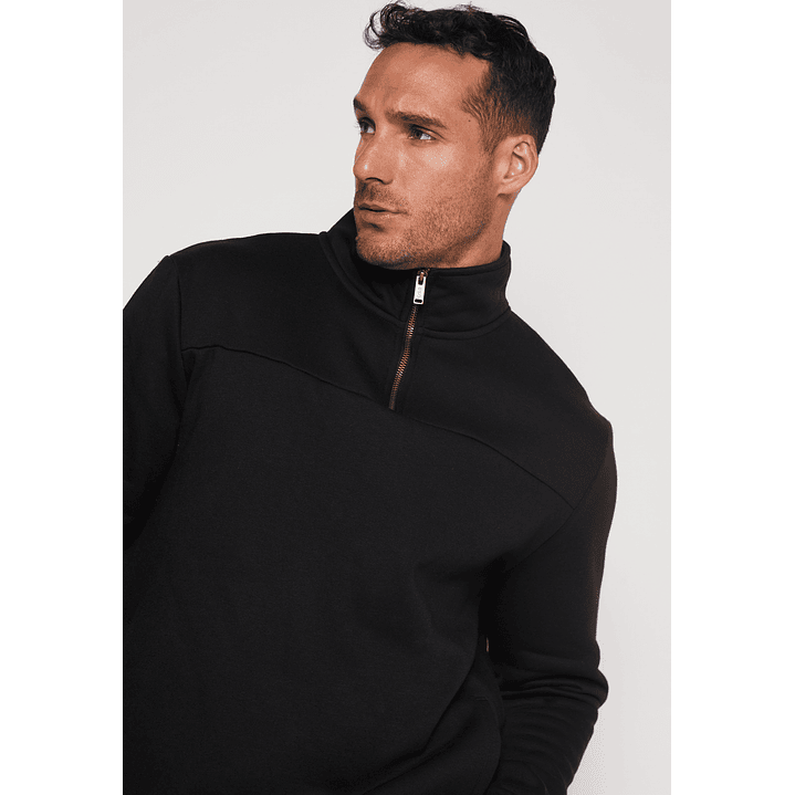 Polerón Basic Sald Hombre Negro Familyshop 3