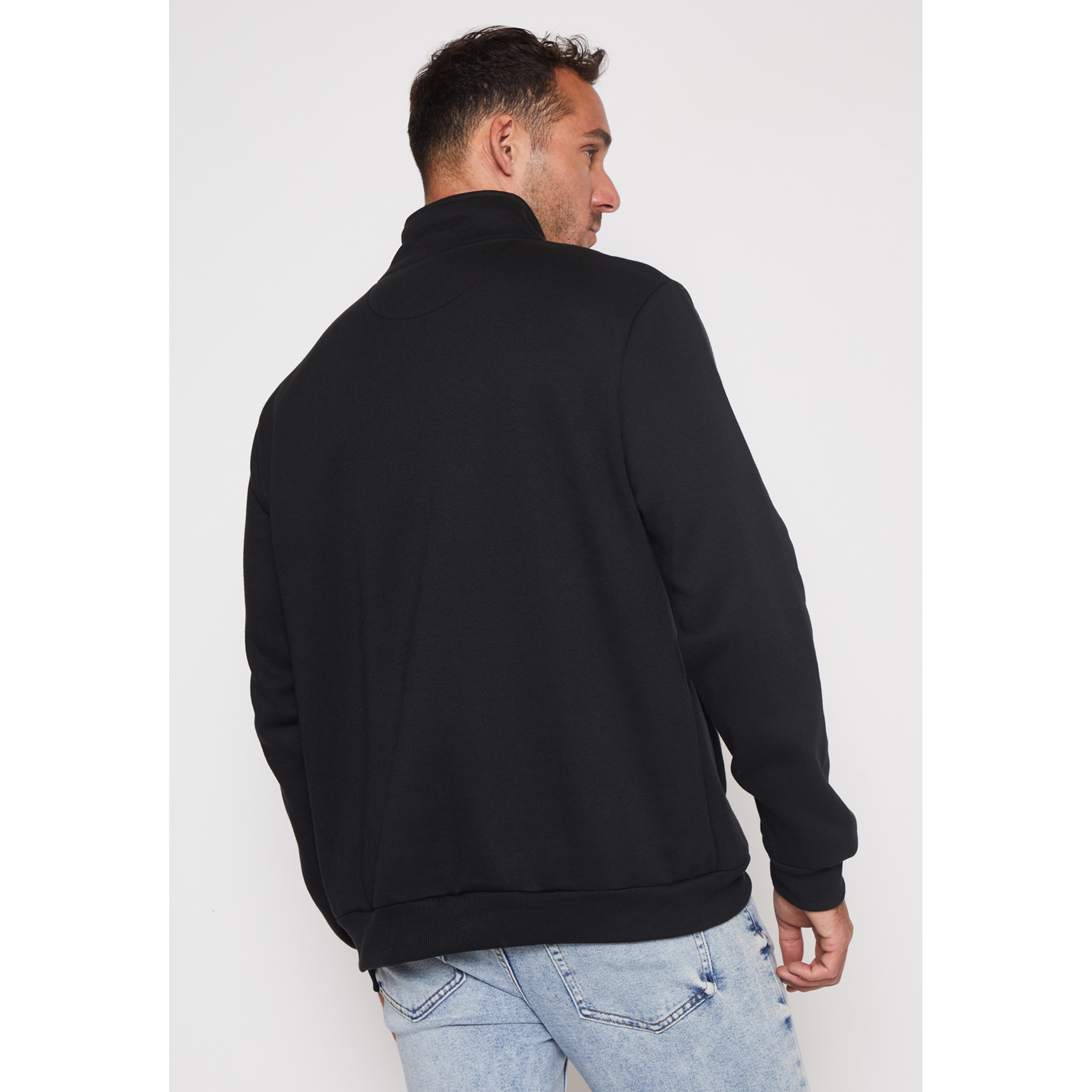 Polerón Basic Sald Hombre Negro Familyshop 2