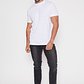 Polera Basic Solid Hombre Blanco Familyshop - Miniatura 4