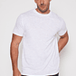 Polera Basic Solid Hombre Blanco Familyshop - Miniatura 1