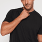 Polera Basic Hombre Negro Familyshop - Miniatura 3