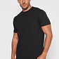 Polera Basic Hombre Negro Familyshop - Miniatura 1