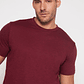 Polera Basic Hombre Burdeo Familyshop - Miniatura 3