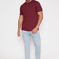 Polera Basic Hombre Burdeo Familyshop - Miniatura 4