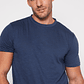 Polera Basic Solid Hombre Azul Familyshop - Miniatura 3