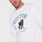 Polera Boston Hombre Blanco Familyshop - Miniatura 3