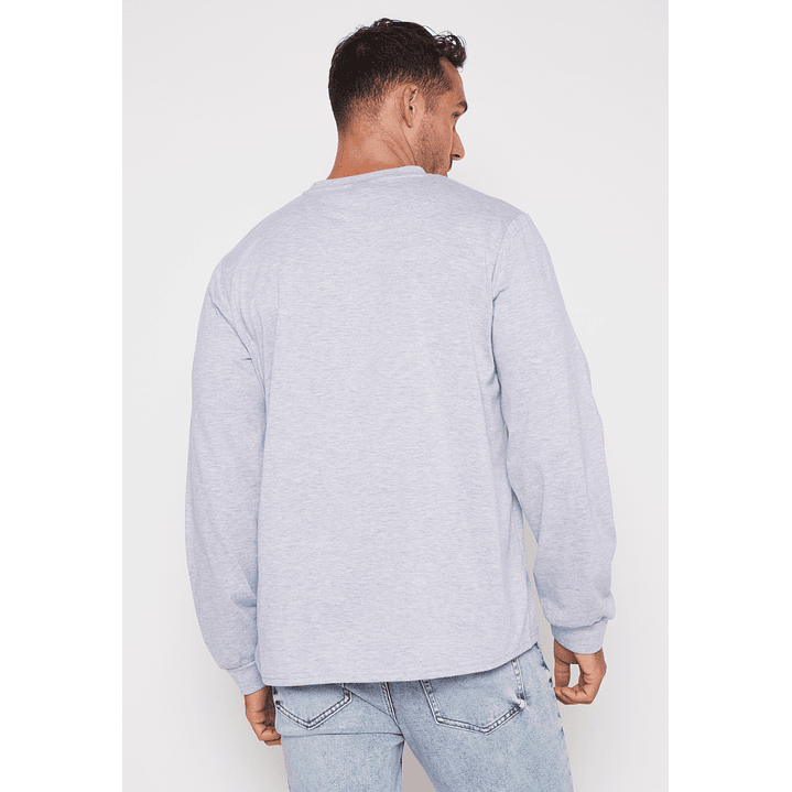 Polera Santa Monica Hombre Gris Familyshop 2