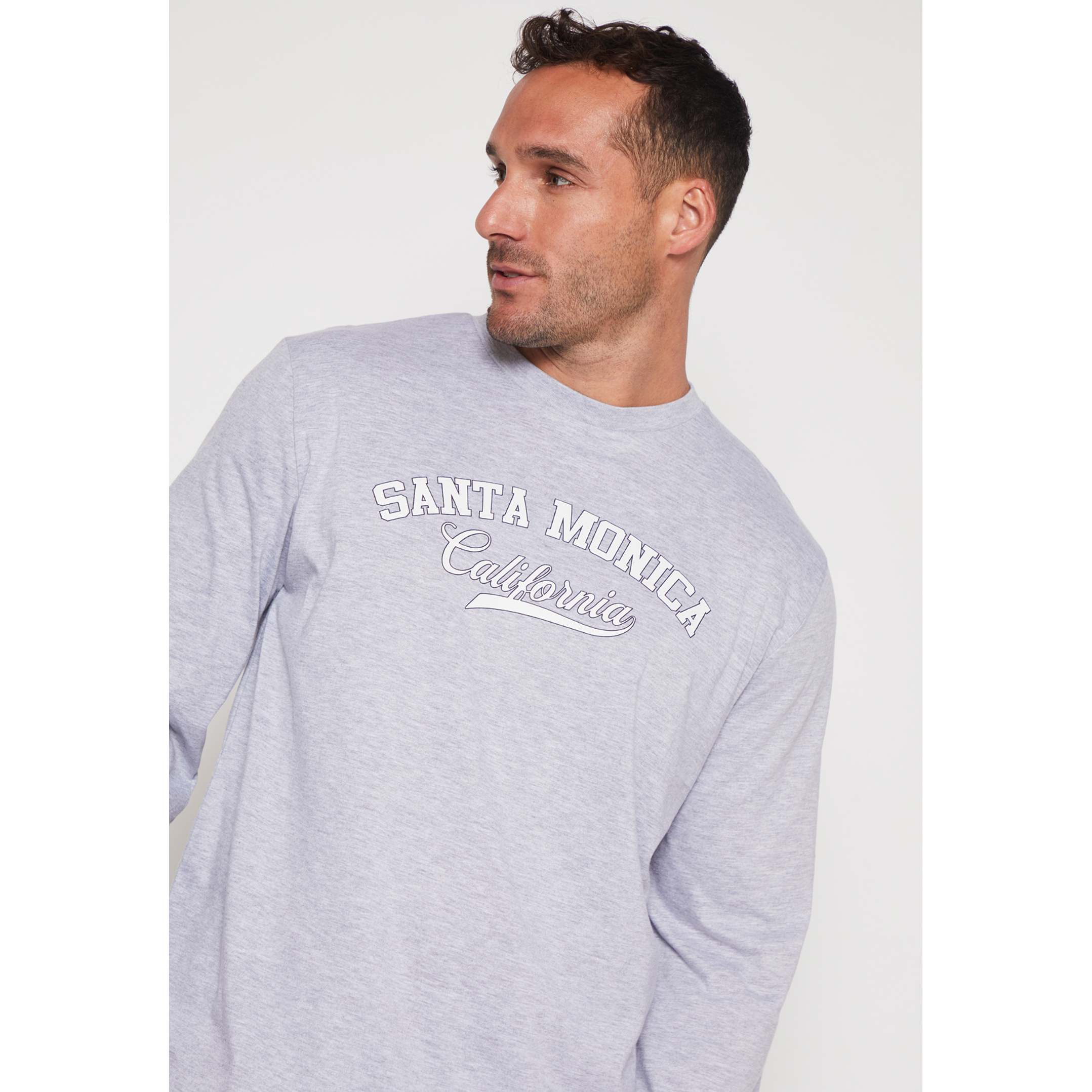 Polera Santa Monica Hombre Gris Familyshop 3