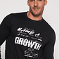 Polera Growth Hombre Negro Familyshop - Miniatura 3
