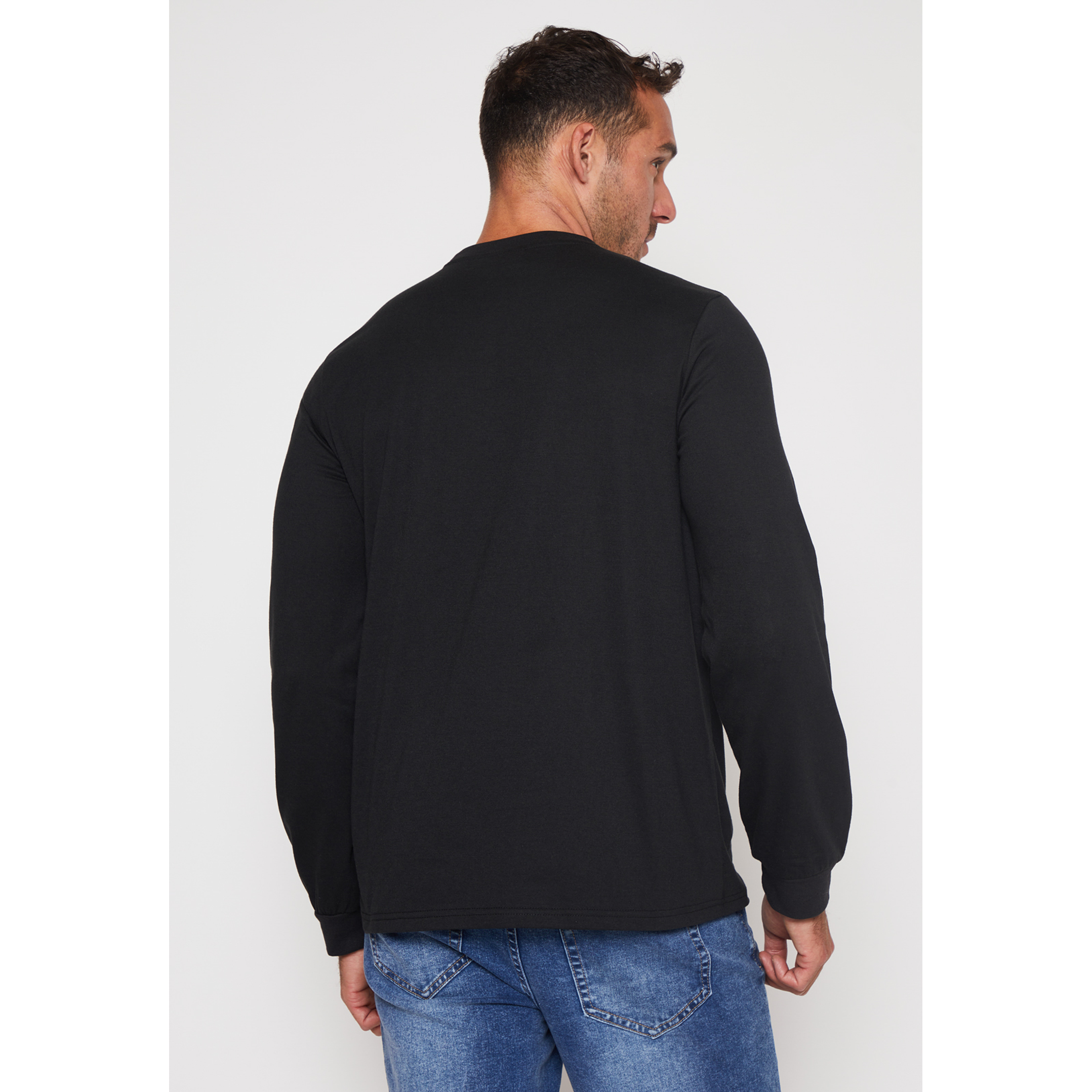 Polera Growth Hombre Negro Familyshop 2