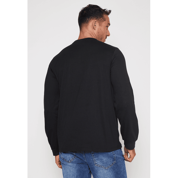 Polera Growth Hombre Negro Familyshop 2