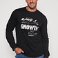 Polera Growth Hombre Negro Familyshop - Miniatura 1