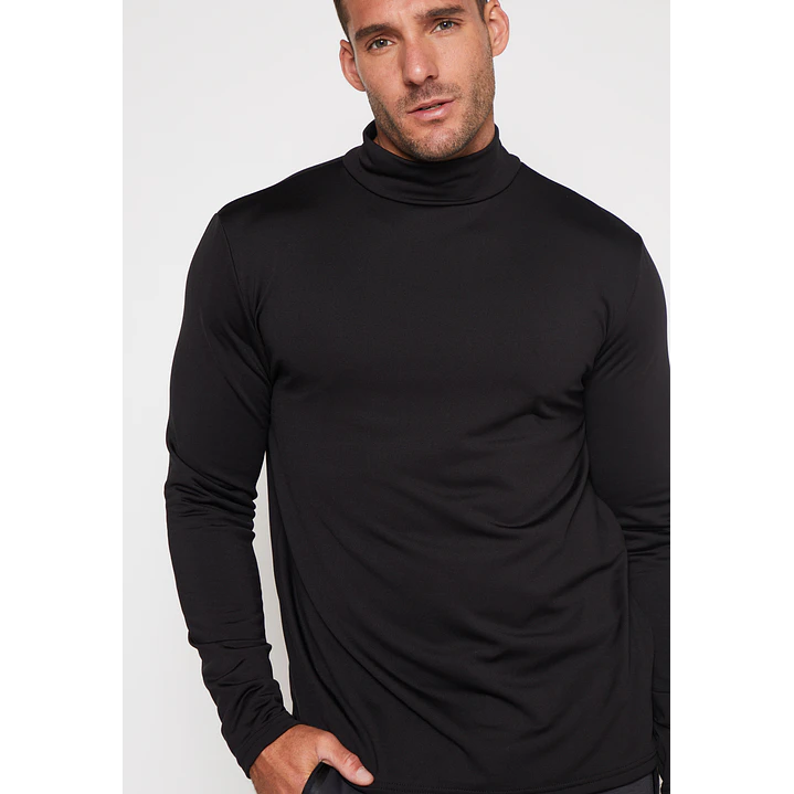 Camiseta Microfibra Beatle Hombre Negro Familyshop 3