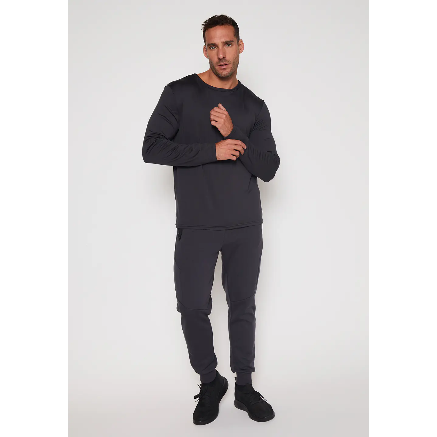 Camiseta Micropolar Hombre Gris Familyshop 4