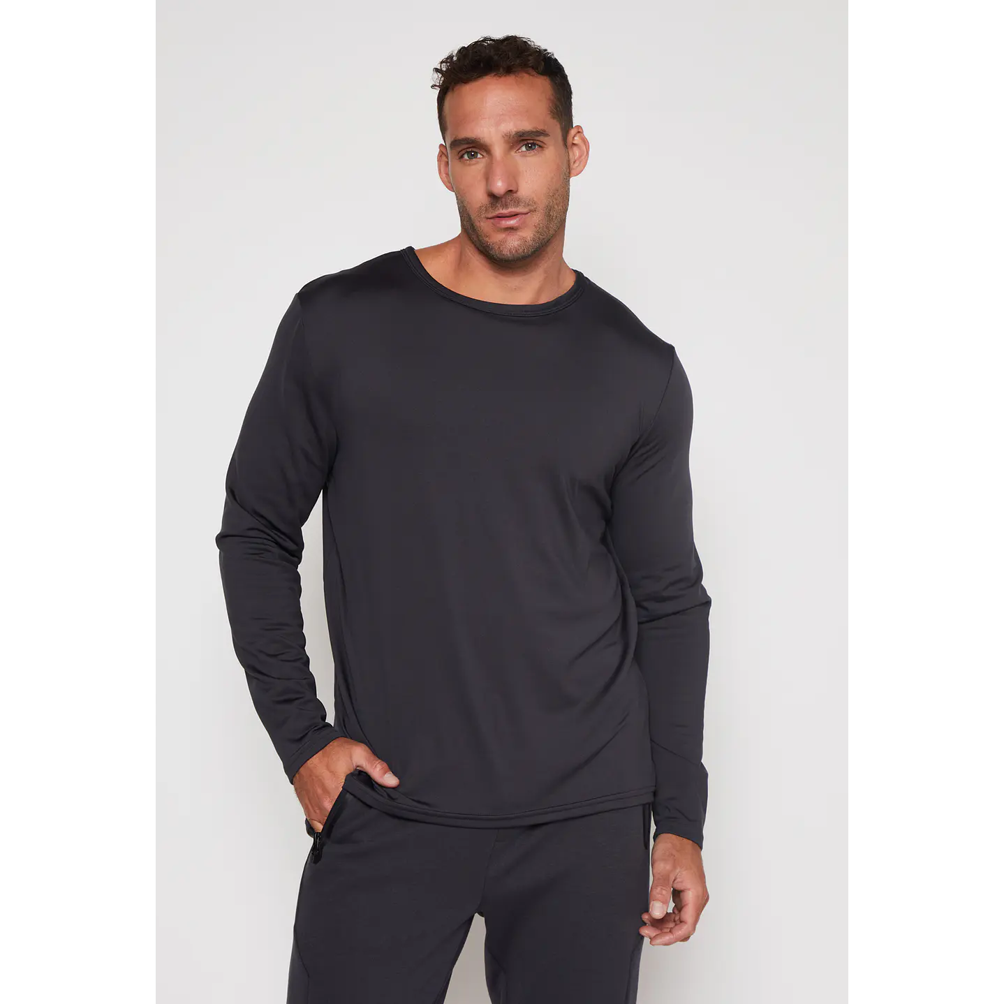 Camiseta Micropolar Hombre Gris Familyshop 1
