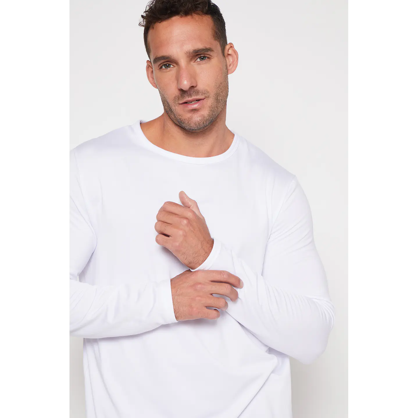 Camiseta Micropolar Hombre Blanco Familyshop 3