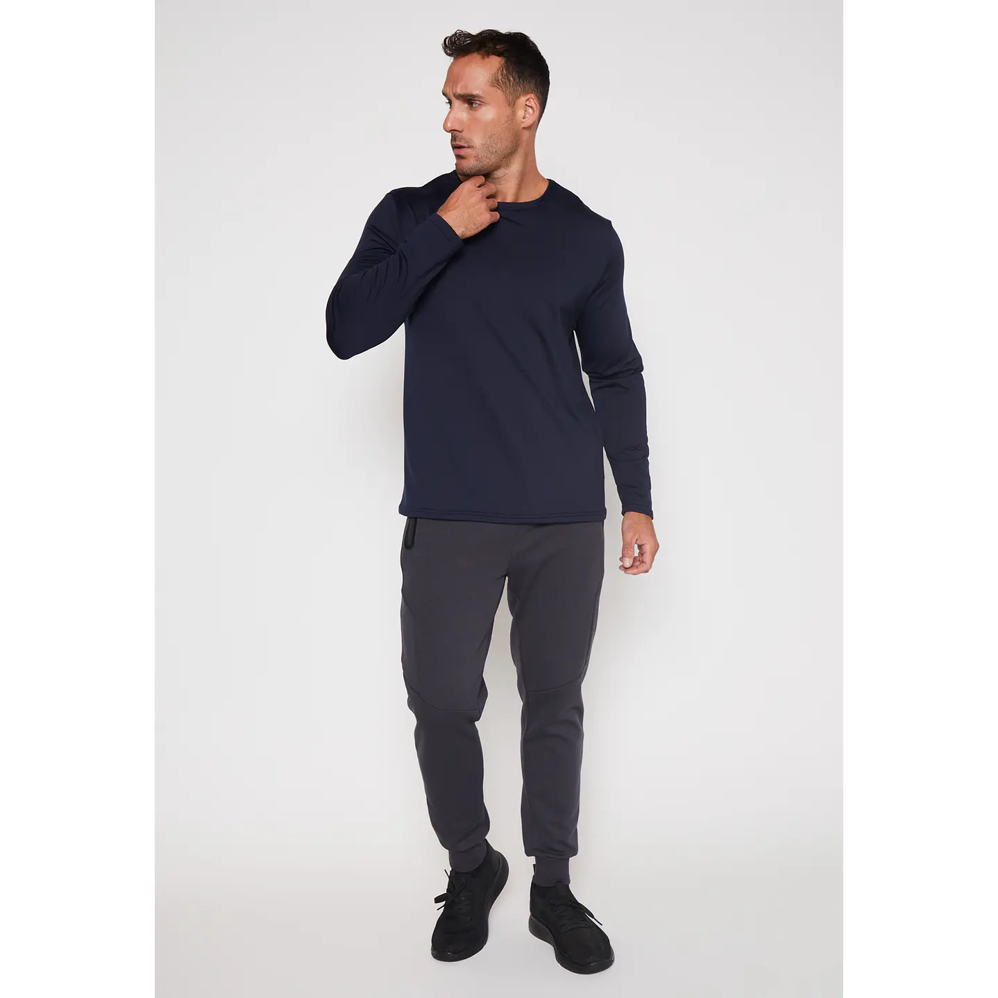 Camiseta Micropolar Hombre Azul Familyshop 4