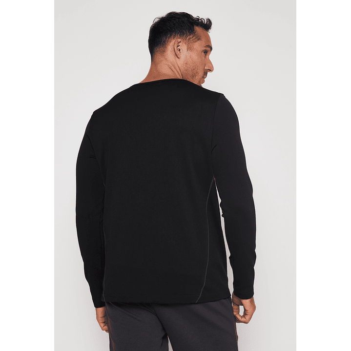 Camiseta Slim Hombre Negro Familyshop 2