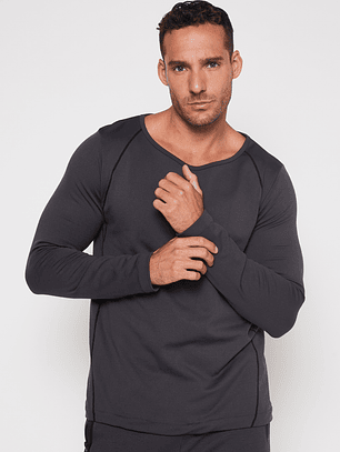 Camiseta Slim Hombre Gris Familyshop