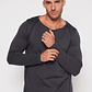 Camiseta Slim Hombre Gris Familyshop - Miniatura 1