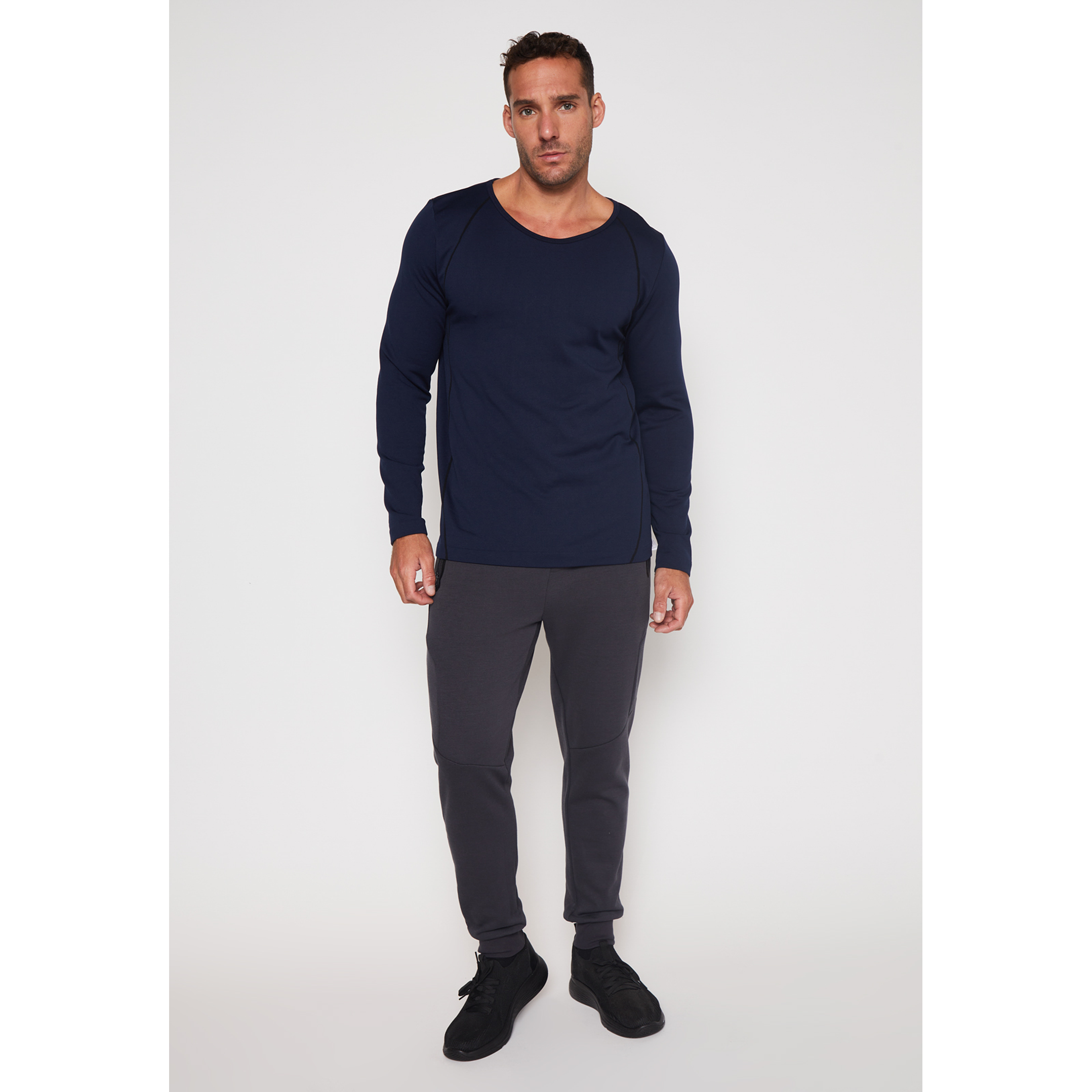 Camiseta Slim Hombre Azul Familyshop 4