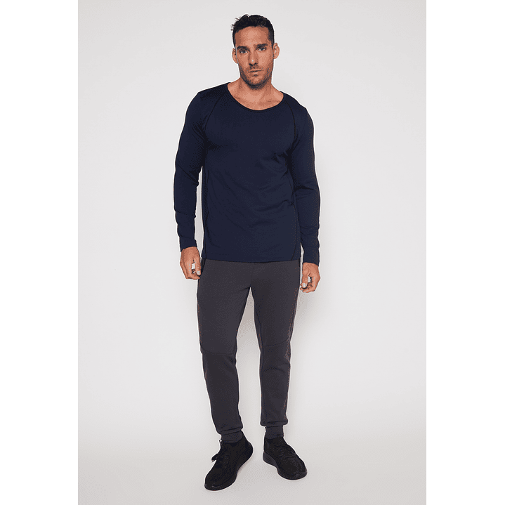 Camiseta Slim Hombre Azul Familyshop 4