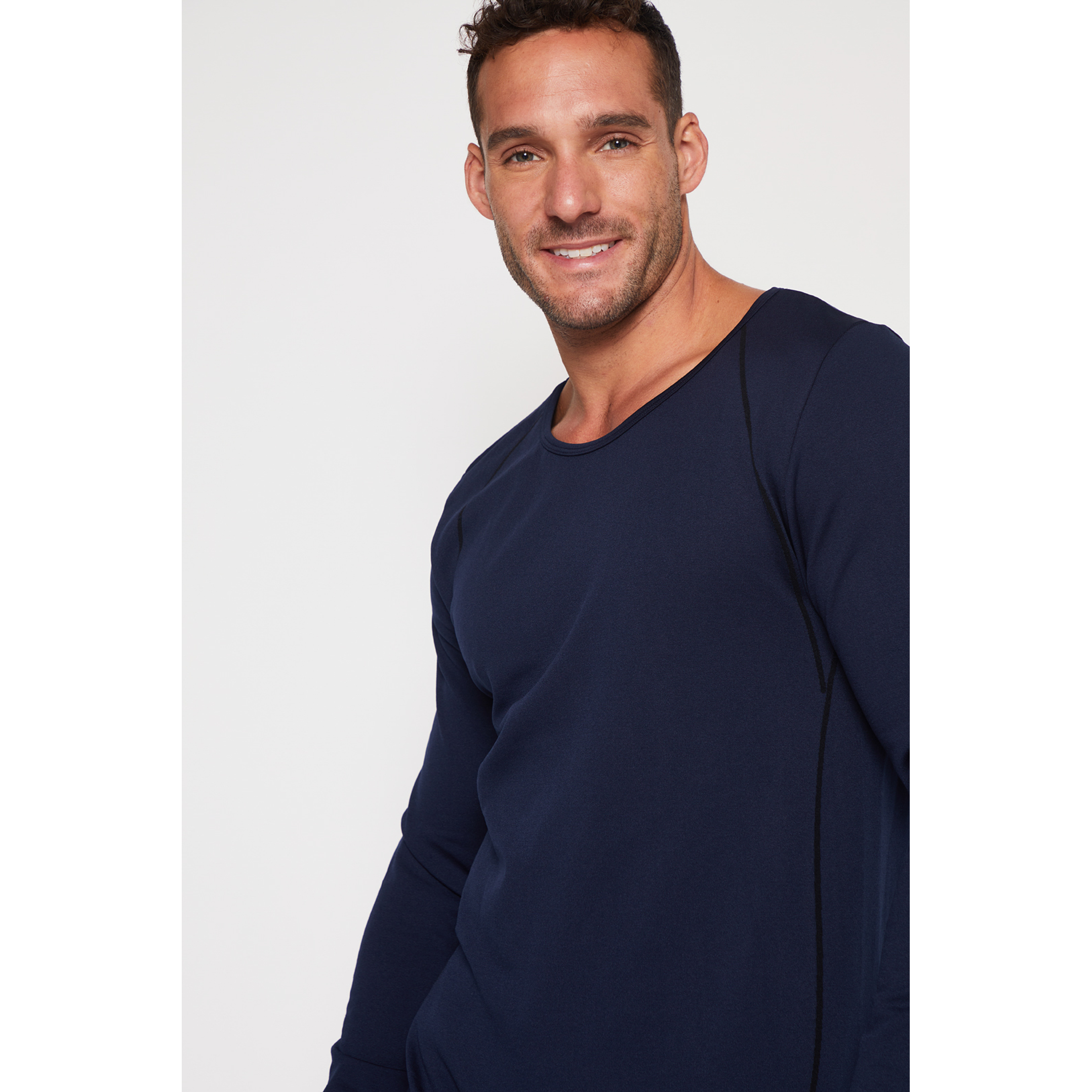 Camiseta Slim Hombre Azul Familyshop 3