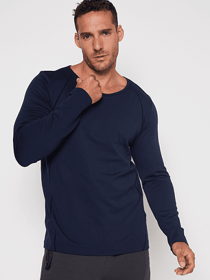 Camiseta Slim Hombre Azul Familyshop