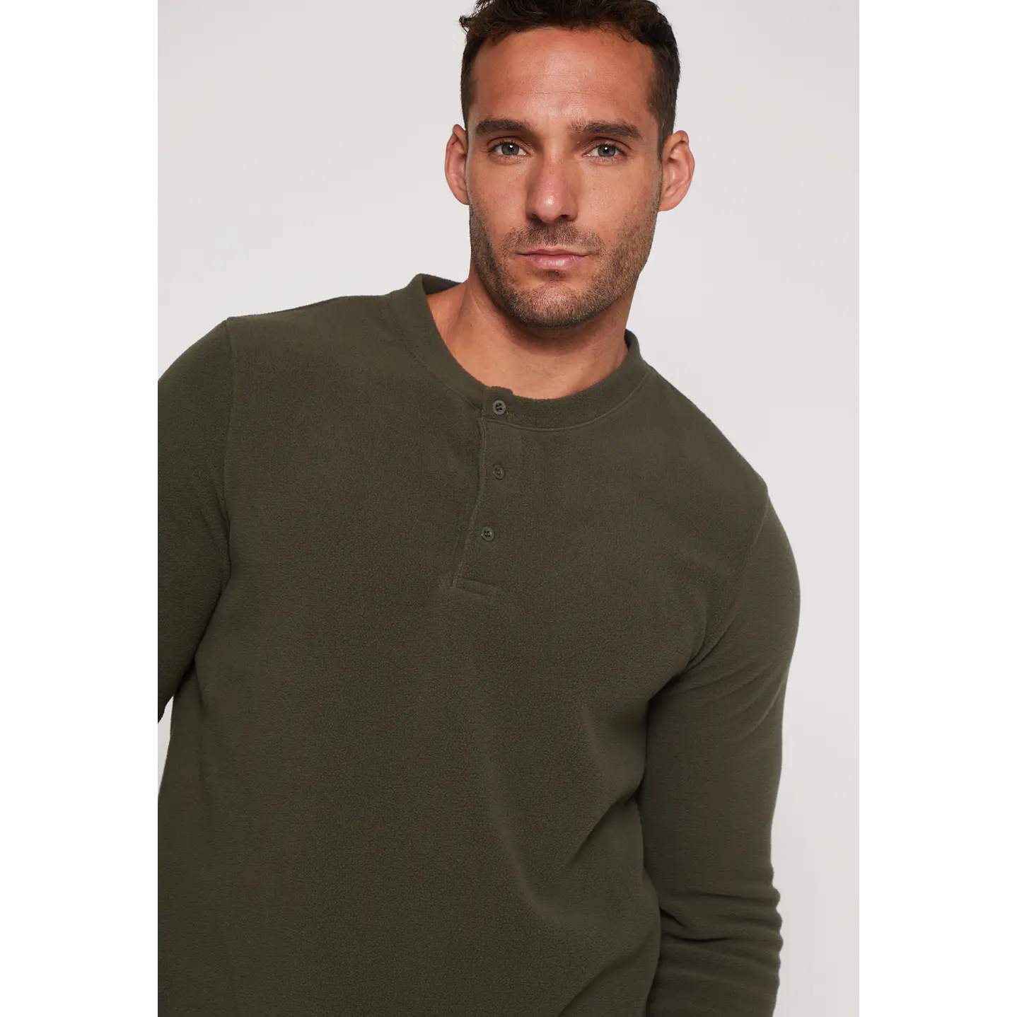 Pijama Polar Liso Hombre Verde Familyshop 4