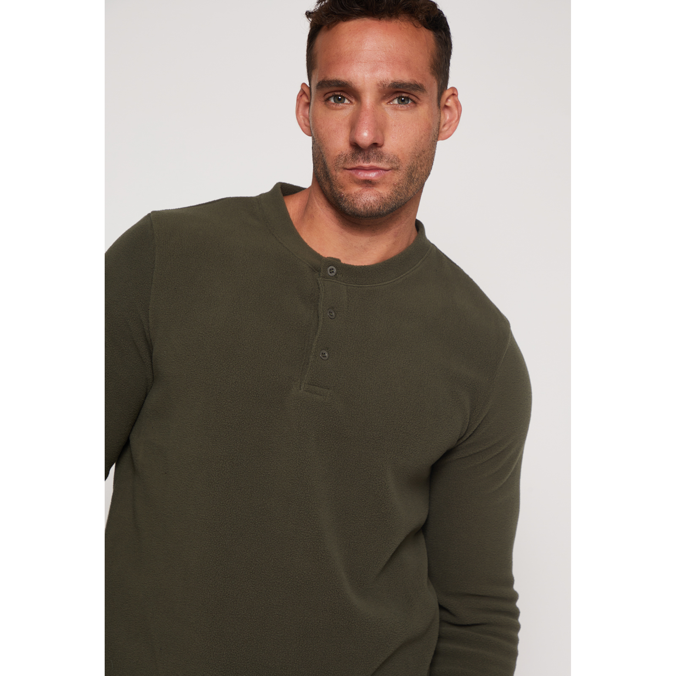 Pijama Polar Liso Hombre Verde Familyshop 4