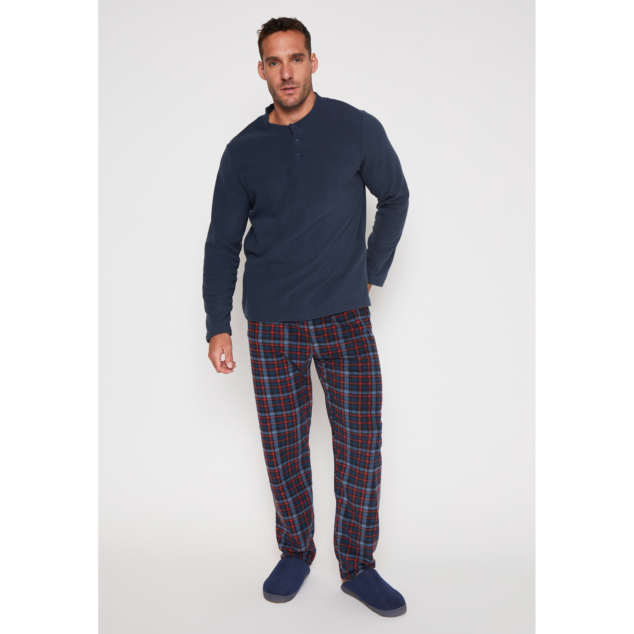 Pijama Polar Hombre Azul Familyshop 1