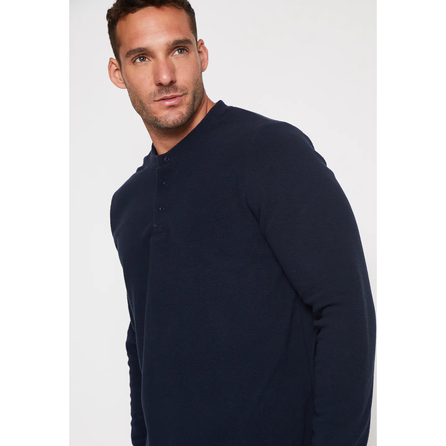 Pijama Polar Escocesa Hombre Azul Familyshop 4