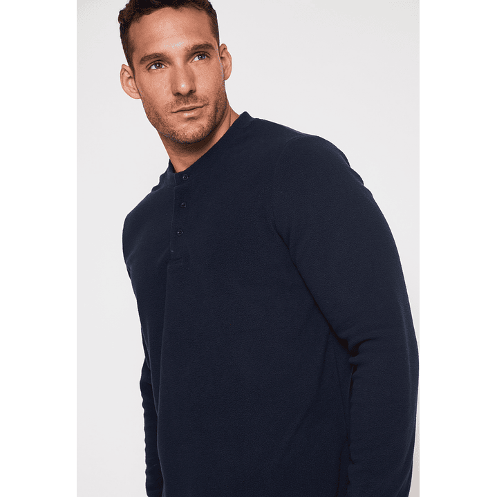 Pijama Polar Escocesa Hombre Azul Familyshop 4