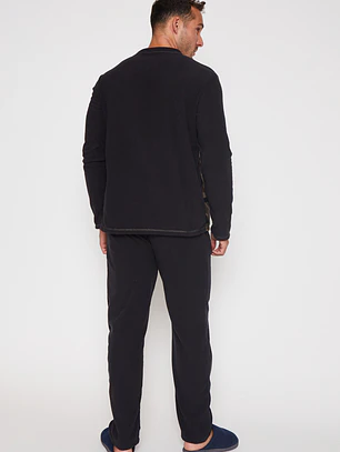 Pijama Polar Hombre Verde Familyshop