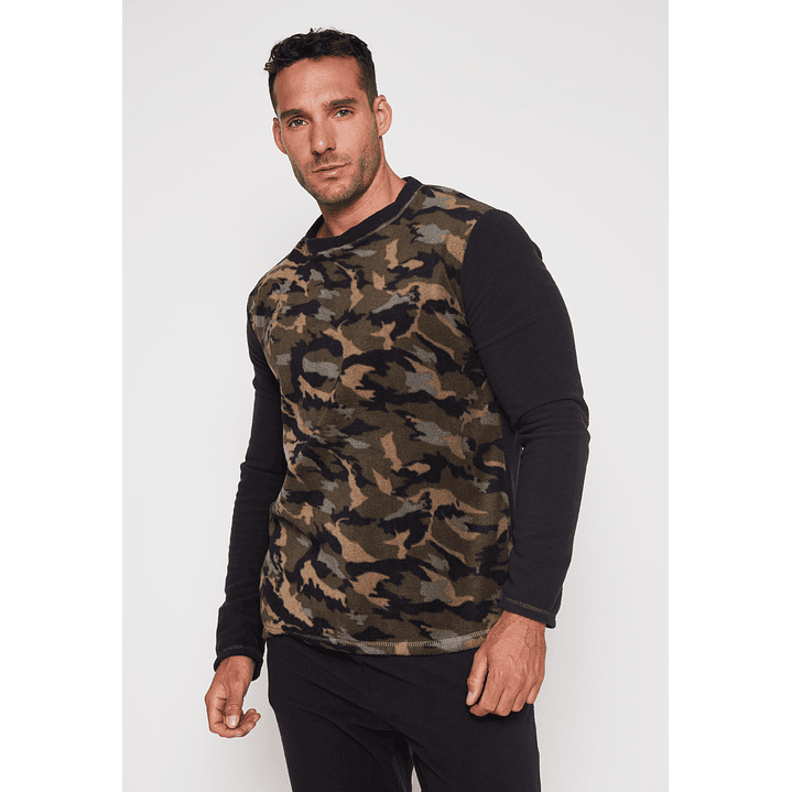 Pijama Polar Hombre Verde Familyshop 3