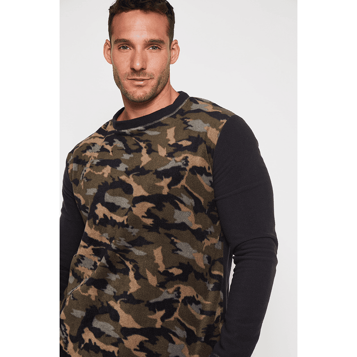 Pijama Polar Hombre Verde Familyshop 4