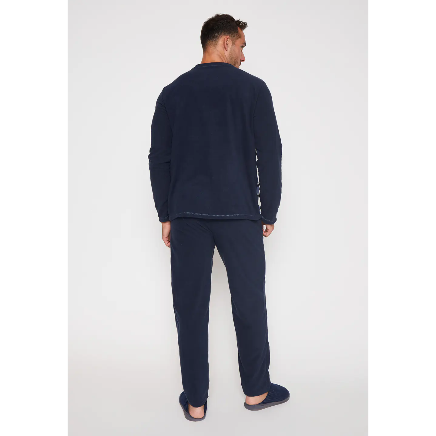 Pijama Polar Pant Hombre Azul Familyshop 2
