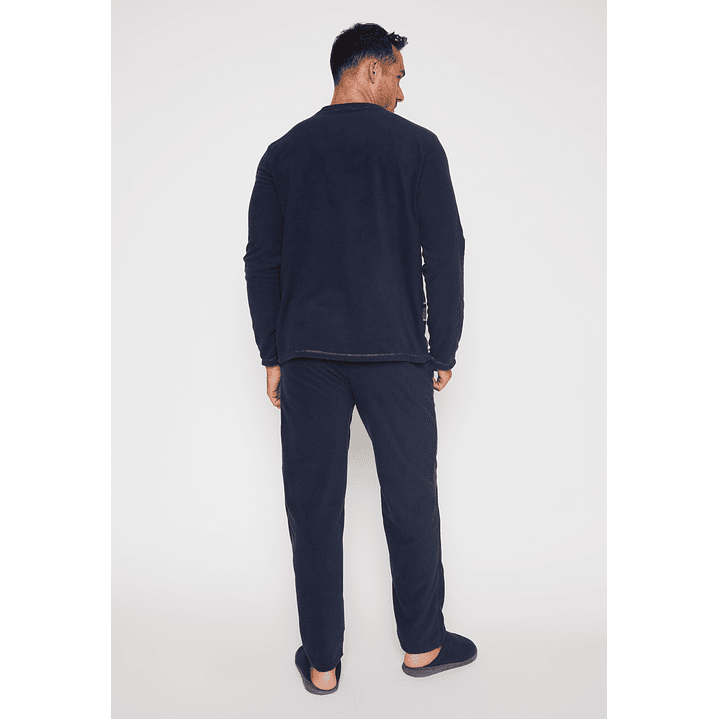 Pijama Polar Pant Hombre Azul Familyshop 2
