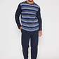 Pijama Polar Pant Hombre Azul Familyshop - Miniatura 1