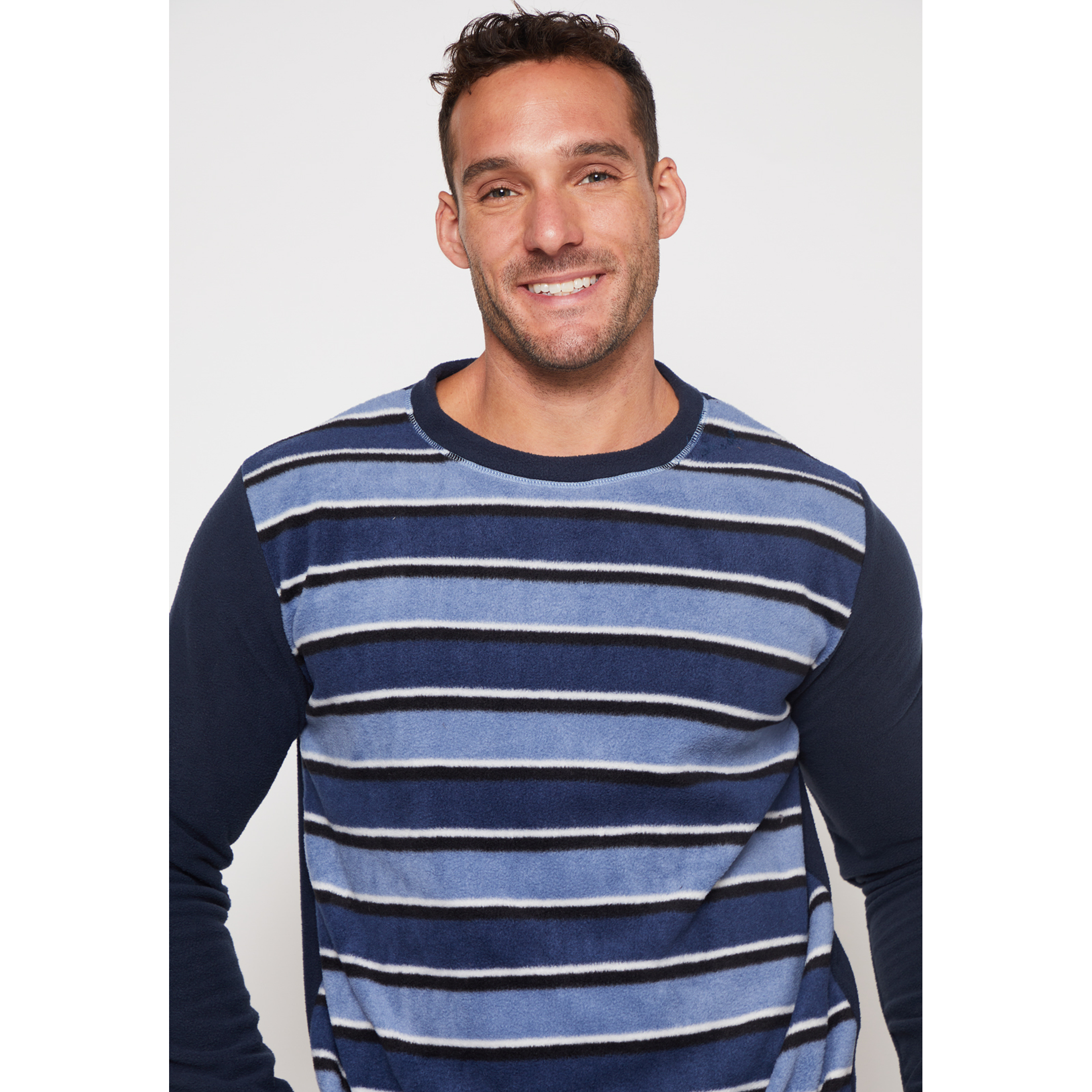 Pijama Polar Pant Hombre Azul Familyshop 4