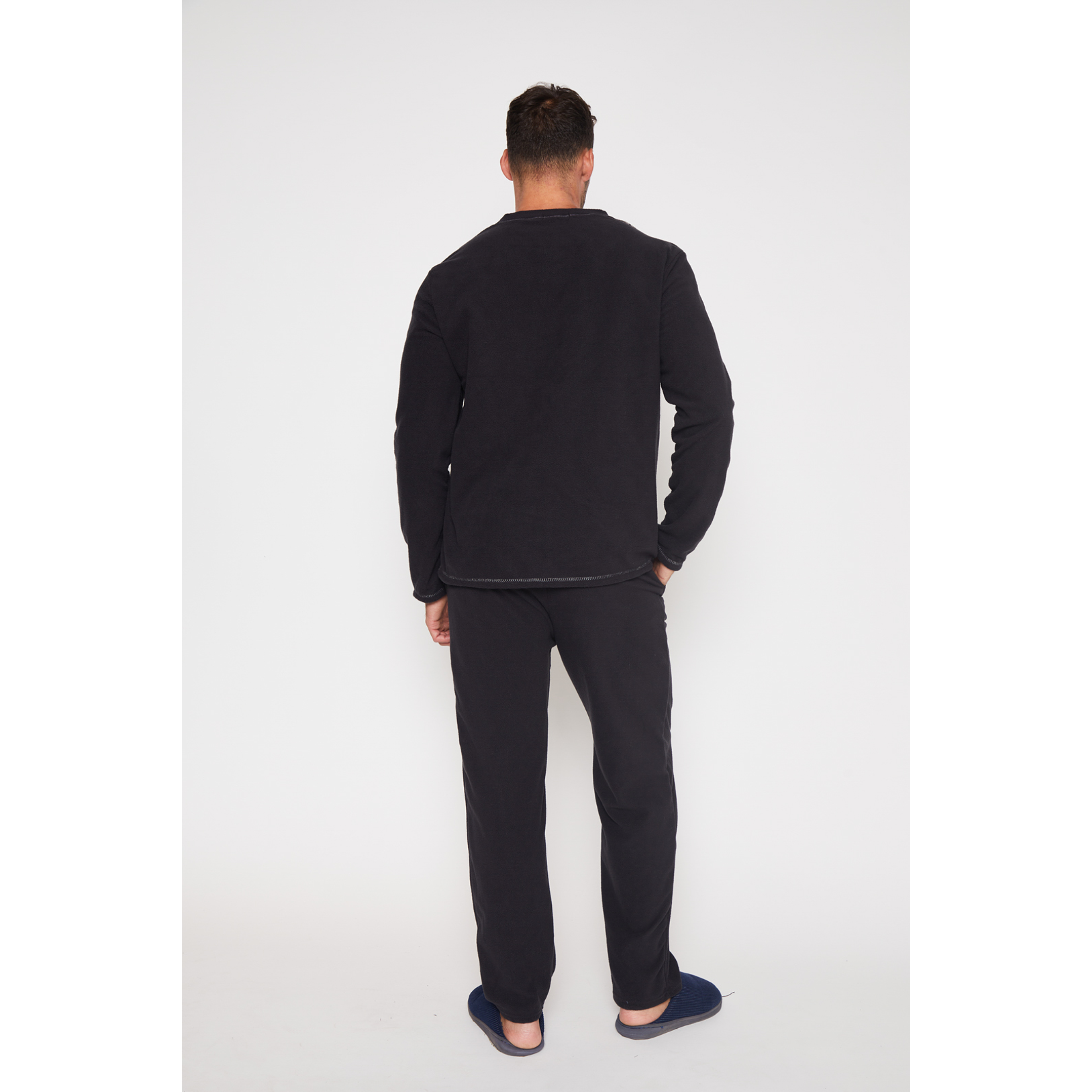 Pijama Polar Hombre Gris Familyshop 2