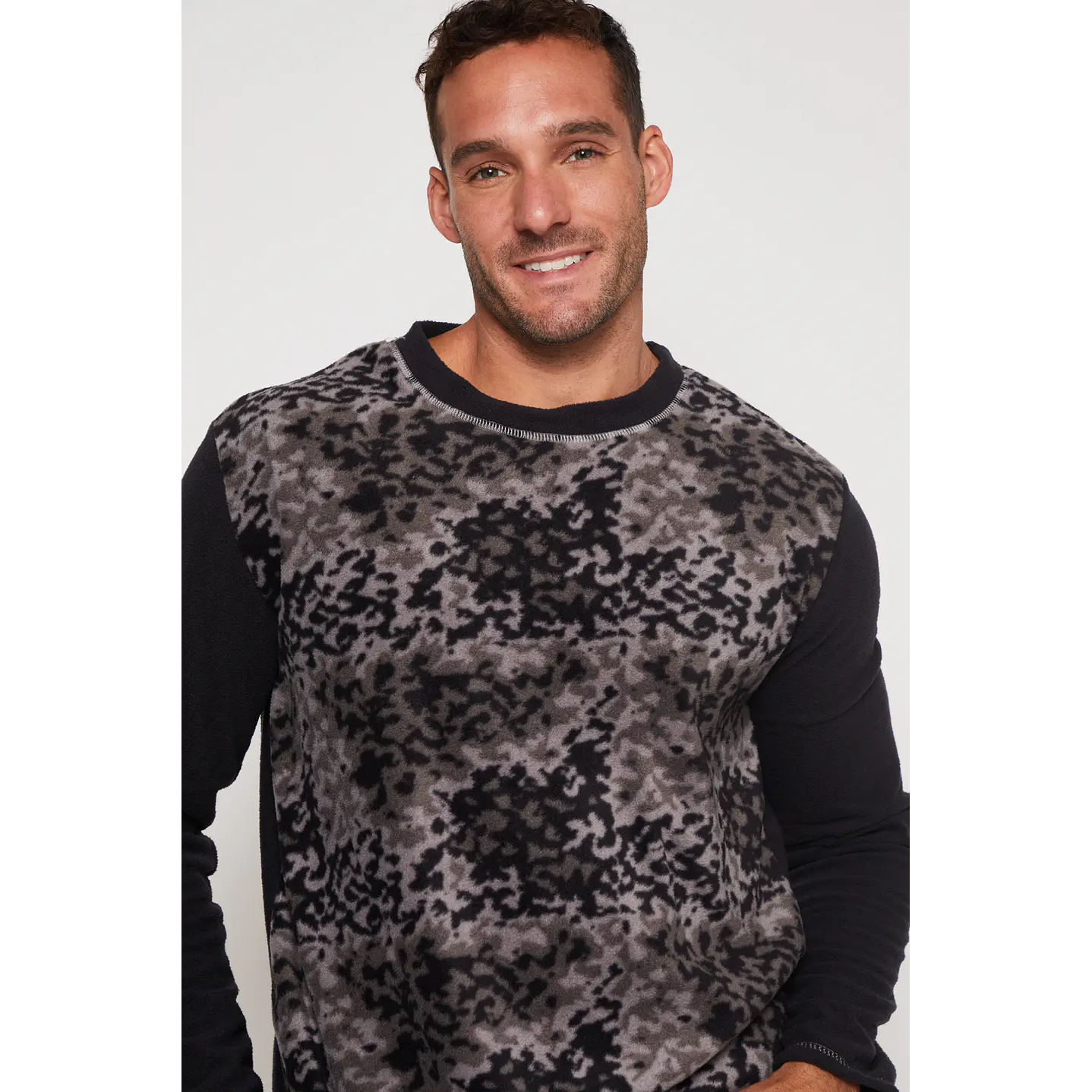 Pijama Polar Hombre Gris Familyshop 4