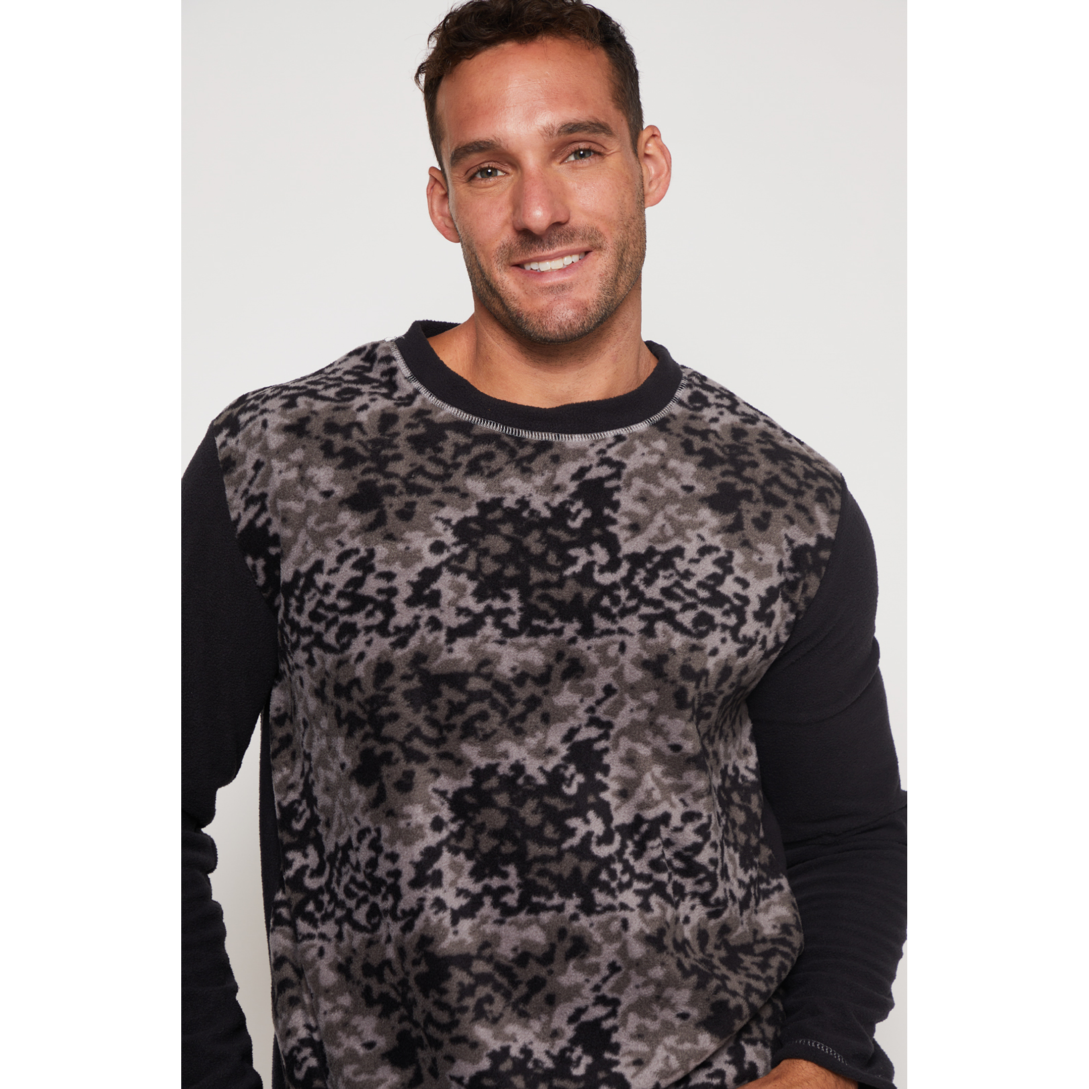 Pijama Polar Hombre Gris Familyshop 4