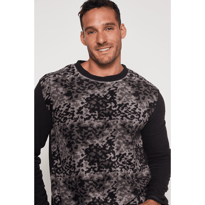 Pijama Polar Hombre Gris Familyshop 4