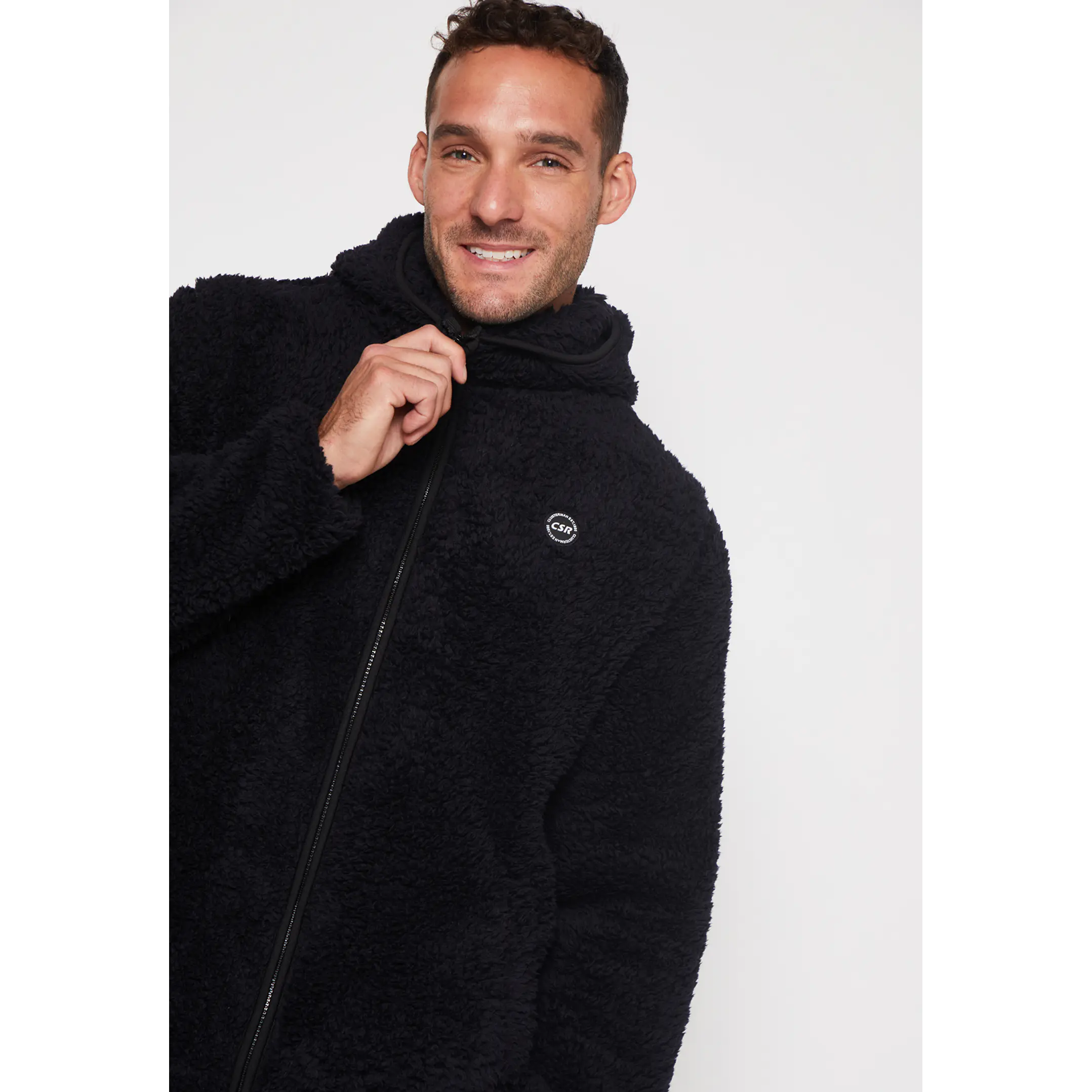 Polar Basic Liso Hombre Negro Familyshop 4